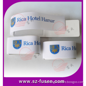 Custom White 38*545mm Ski Racing Velcro Strap